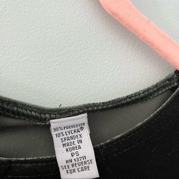 Vintage Green Velvet Cardigan Small - Picture 4 of 4